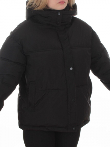 24-232 BLACK Куртка зимняя женская (150 гр. холлофайбер)