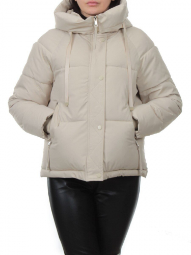A2303 BEIGE Куртка зимняя женская (150 гр. холлофайбер)