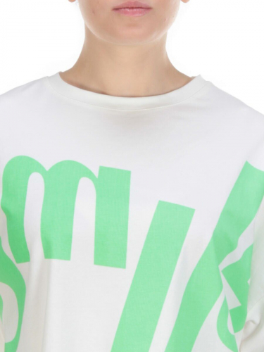 KD-792 WHITE/GREEN Костюм-двойка женский 7986 TREND
