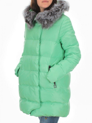 15113 GREEN Куртка зимняя облегченная женская (150 гр. холлофайбер)