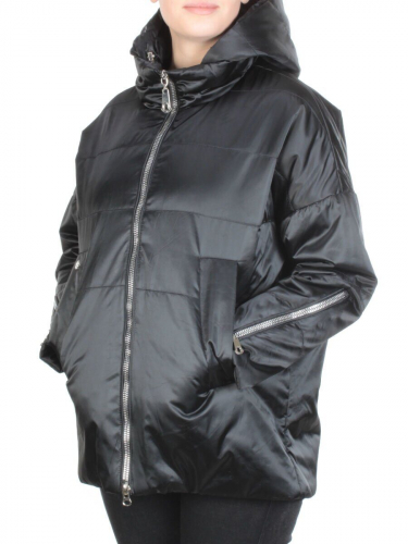 2103 BLACK Куртка демисезонная женская VICKERS (100 гр. синтепон)