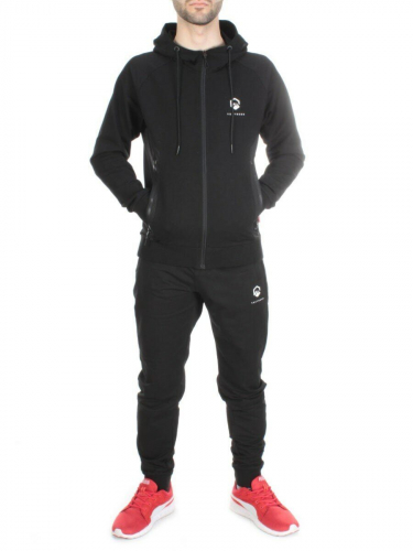 TA5087 BLACK Спортивный костюм мужской TEUYOEOR (75% хлопок 20% полиэстер 5% спандекс)