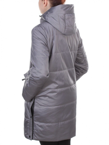 8188 GRAY Пальто демисезонное женское Cloud Lag Cat (100 гр. синтепон)