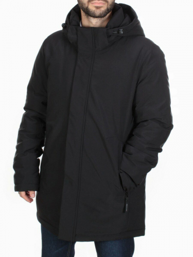 4014-L BLACK Куртка мужская зимняя ROMADA (200 гр. холлофайбер)