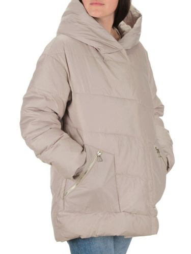 22359 BEIGE Куртка зимняя женская (200 гр. холлофайбера)