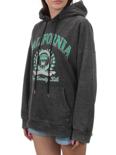 9228 DK. GRAY Худи женское (90% хлопок, 10% полиэстер)
