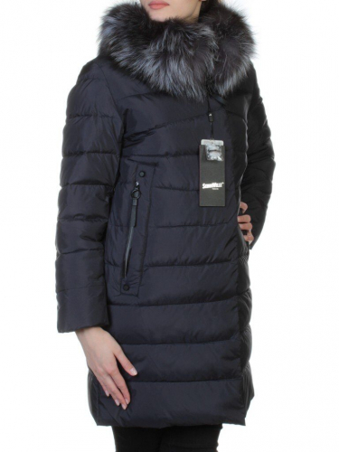 77070-1 Пальто с мехом чернобурки SkinnWille