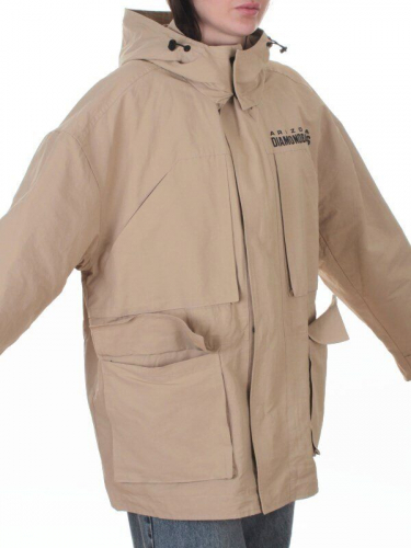 3106 BEIGE Куртка демисезонная женская (100 гр. холлофайбер)