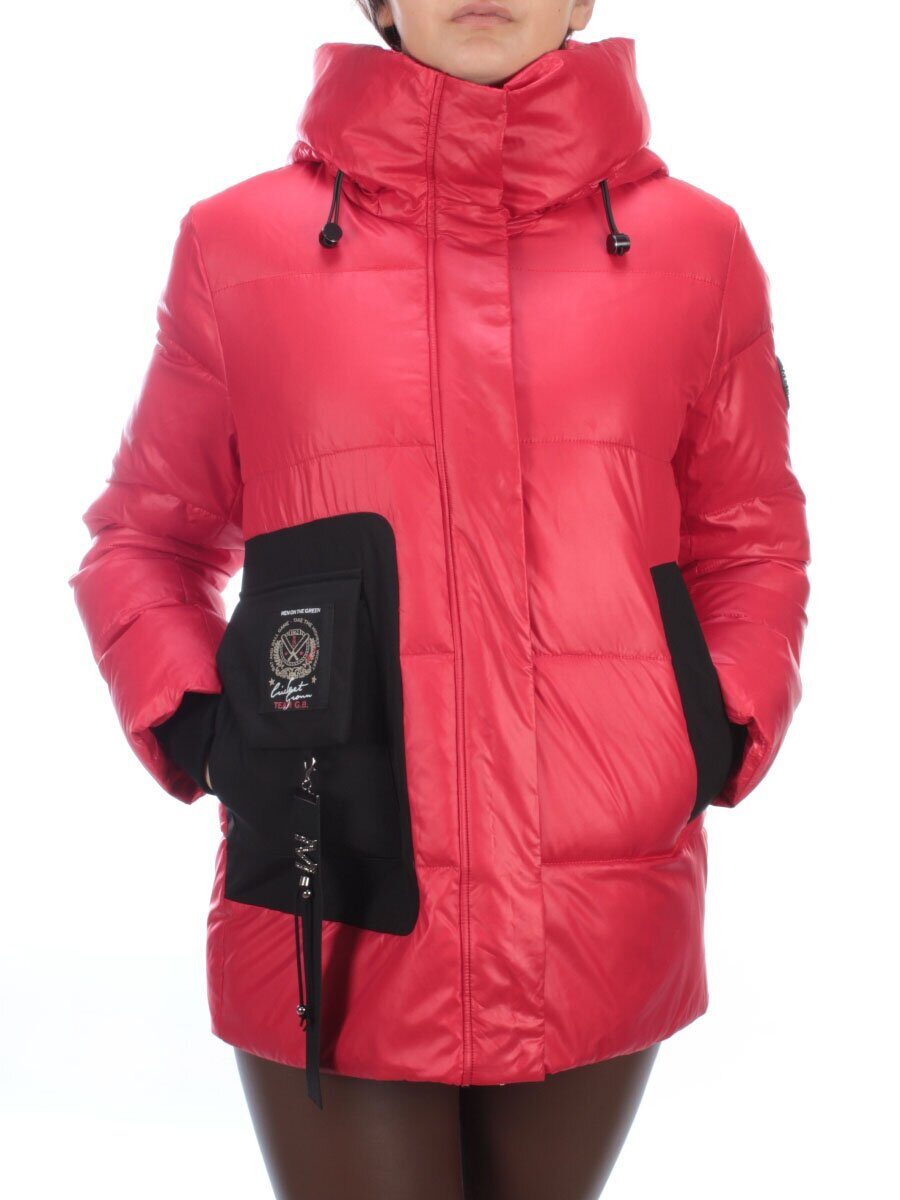 8328 RED Куртка зимняя женская (200 гр. холлофайбер)