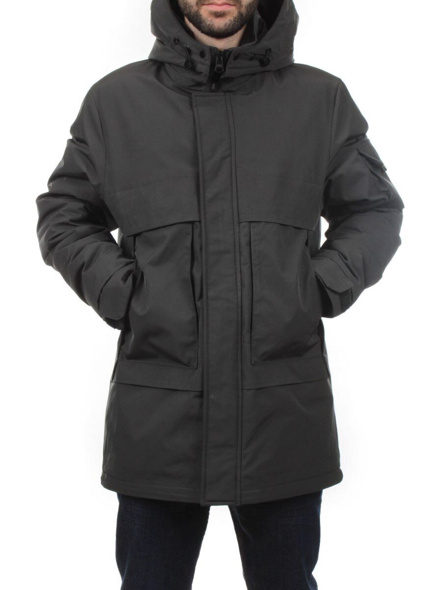 8896 GRAY GREEN Куртка мужская зимняя облегченная (130 гр. холлофайбер)