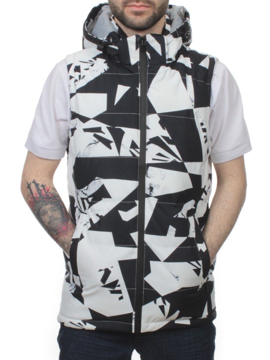 2122 WHITE Жилет мужской (100 гр. синтепон)