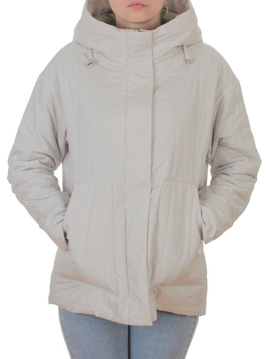 9607 MILK Куртка стеганная демисезонная женская (100 гр. холлофайбер)