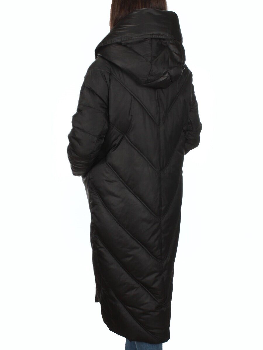 21-381 BLACK Пальто зимнее женское (200 гр. тинсулейт)