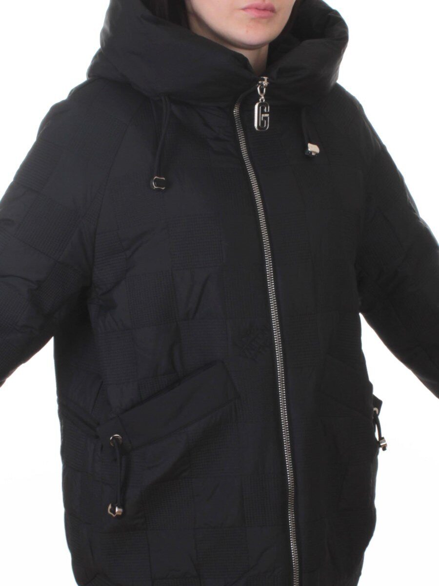 A05 BLACK Куртка стеганая зимняя женская (150 гр. холлофайбер)