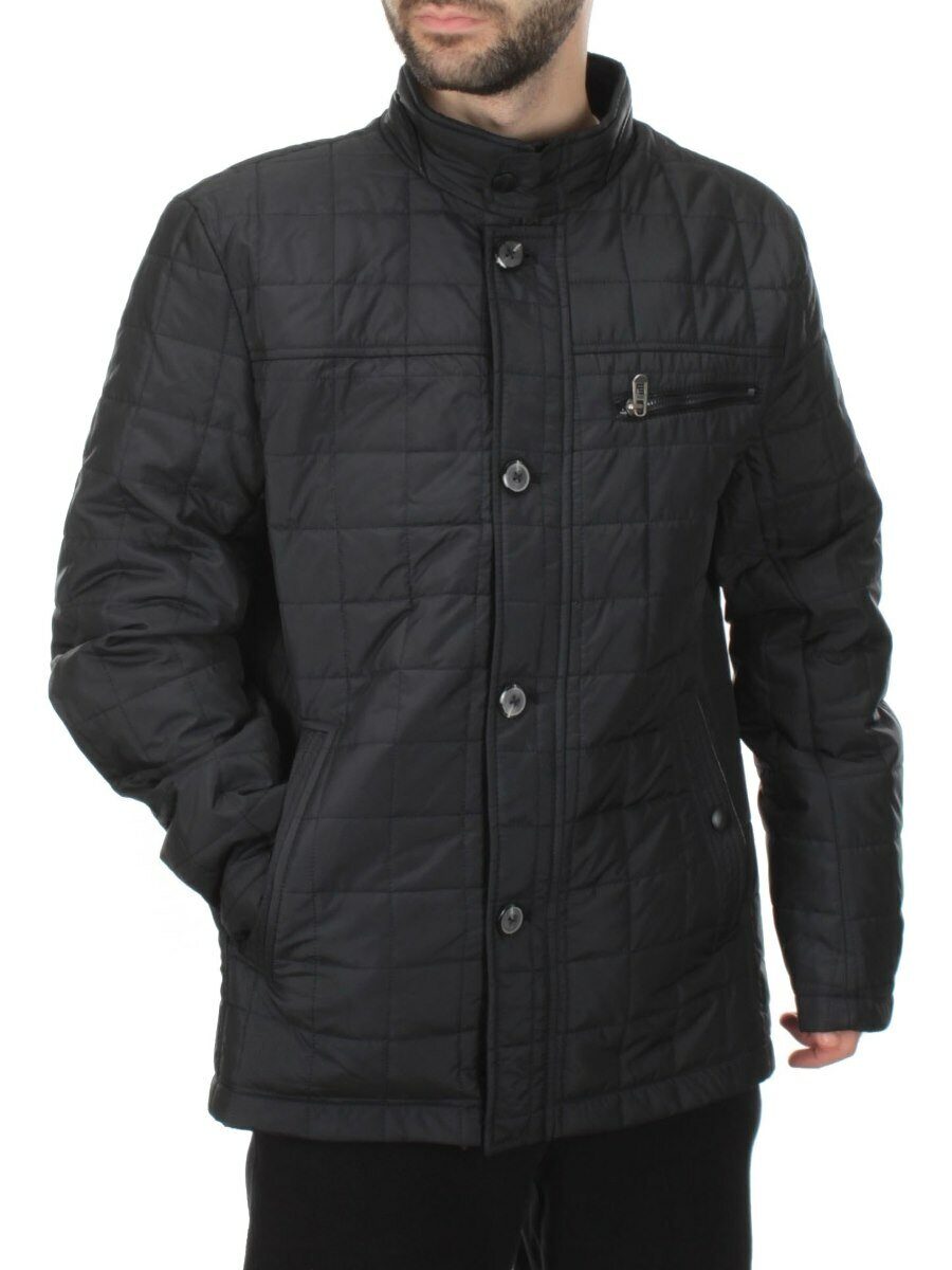 1561 DK. BLUE Куртка мужская демисезонная (70 гр. холлофайбер)