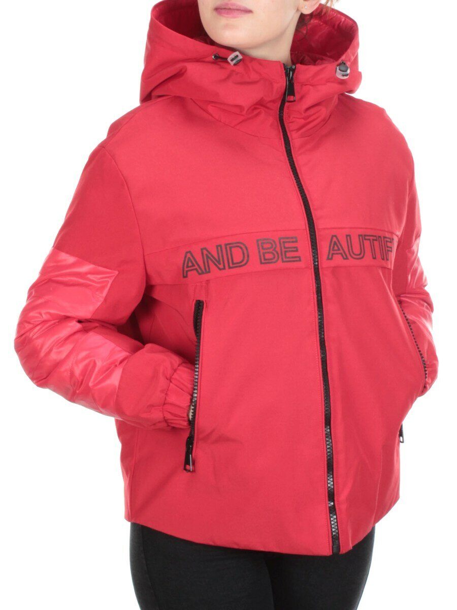 009 RED Куртка демисезонная женская (100 гр. синтепон)