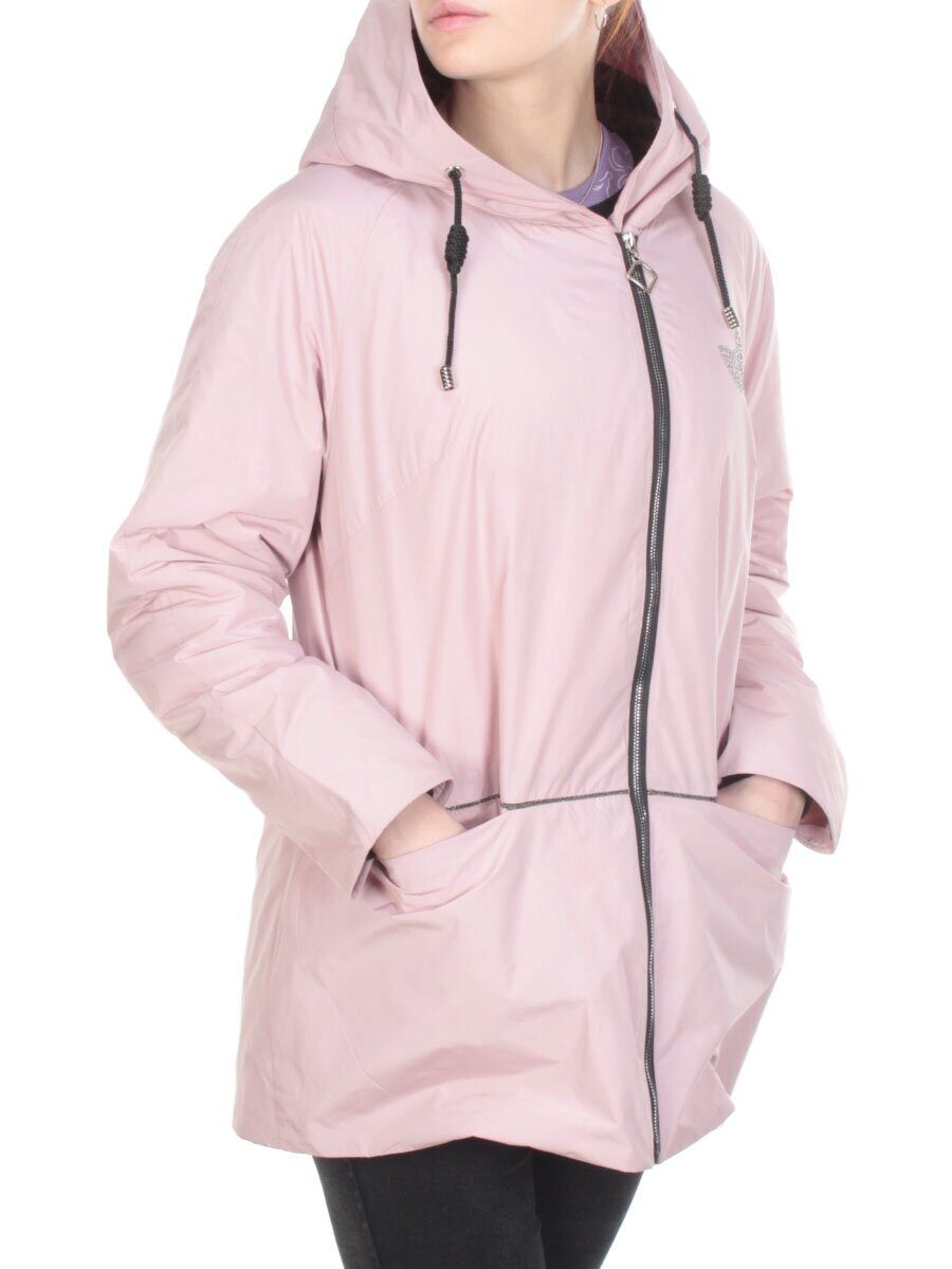 6233-2 PINK Куртка демисезонная женская AMAZING (100 гр.синтепона)