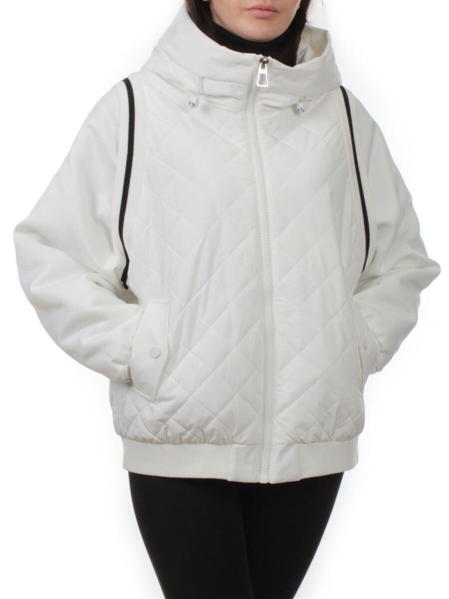 919 WHITE Куртка демисезонная женская (100 гр. синтепон)