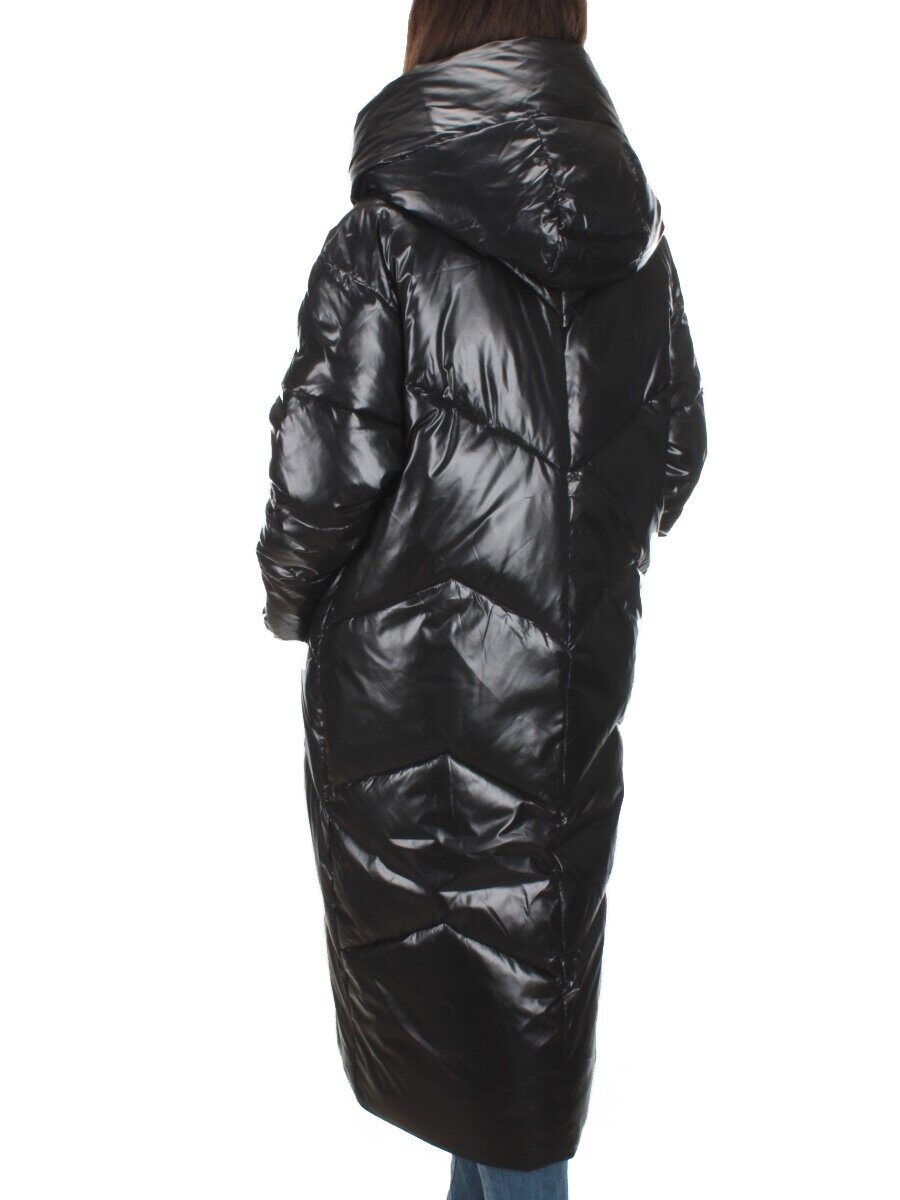 22-185 BLACK Пальто зимнее женское (200 гр. холлофайбер)