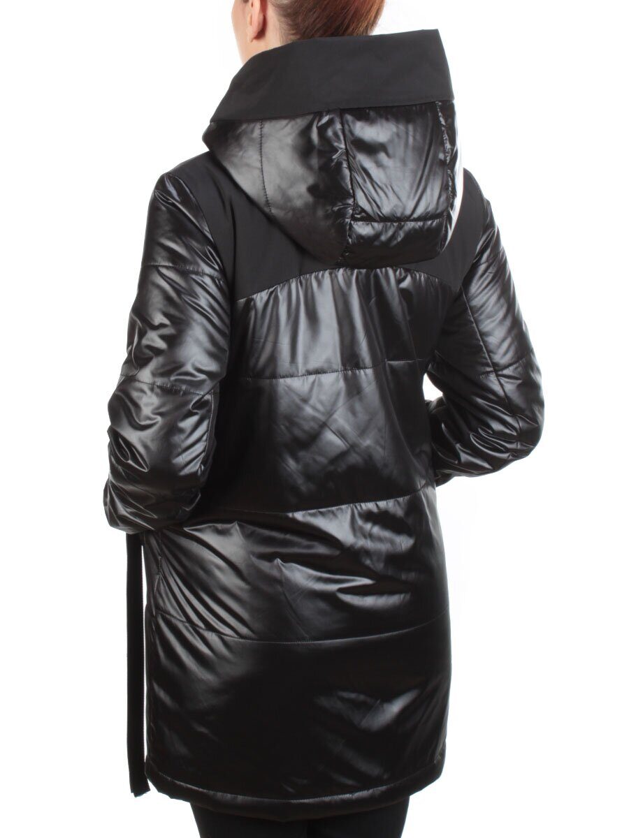 E06 BLACK Куртка демисезонная женская (100 гр. синтепон) HOLDLUCK