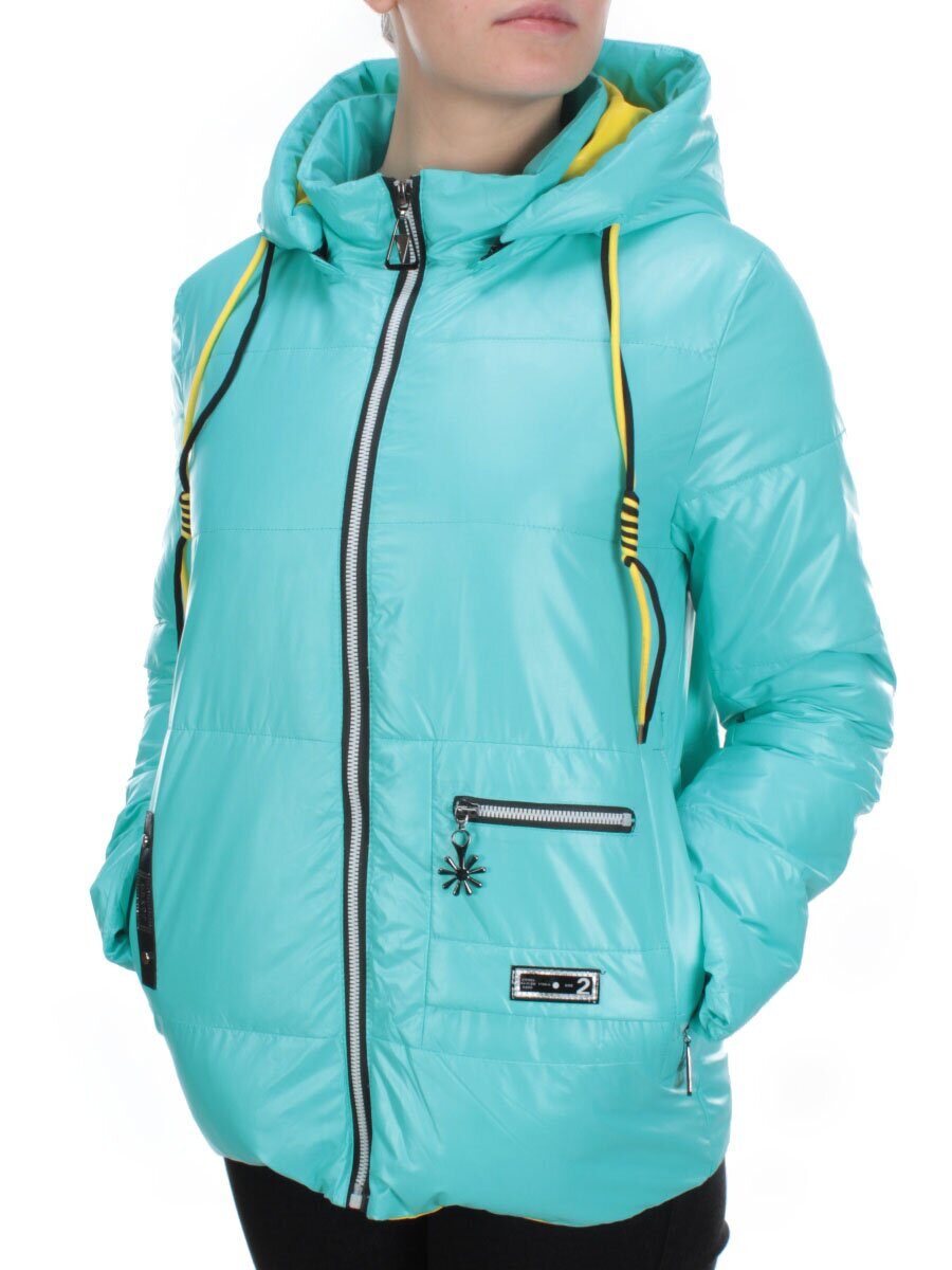 8260 TURQUOISE Куртка демисезонная женская BAOFANI (100 гр. синтепон)