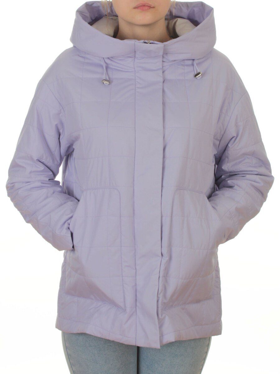 9607 LILAC Куртка стеганная демисезонная женская (100 гр. холлофайбер)