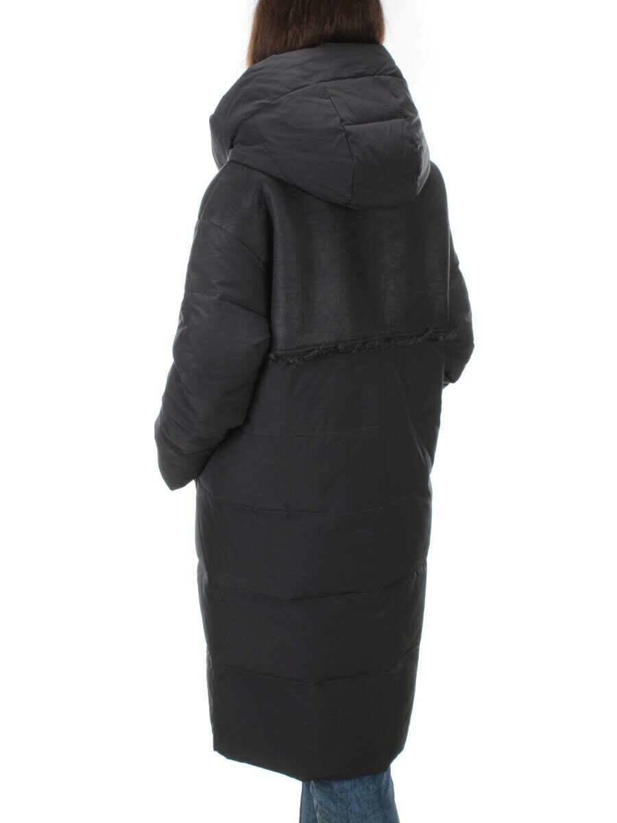 C1041 DK.GRAY Пальто зимнее женское (200 гр .холлофайбер)