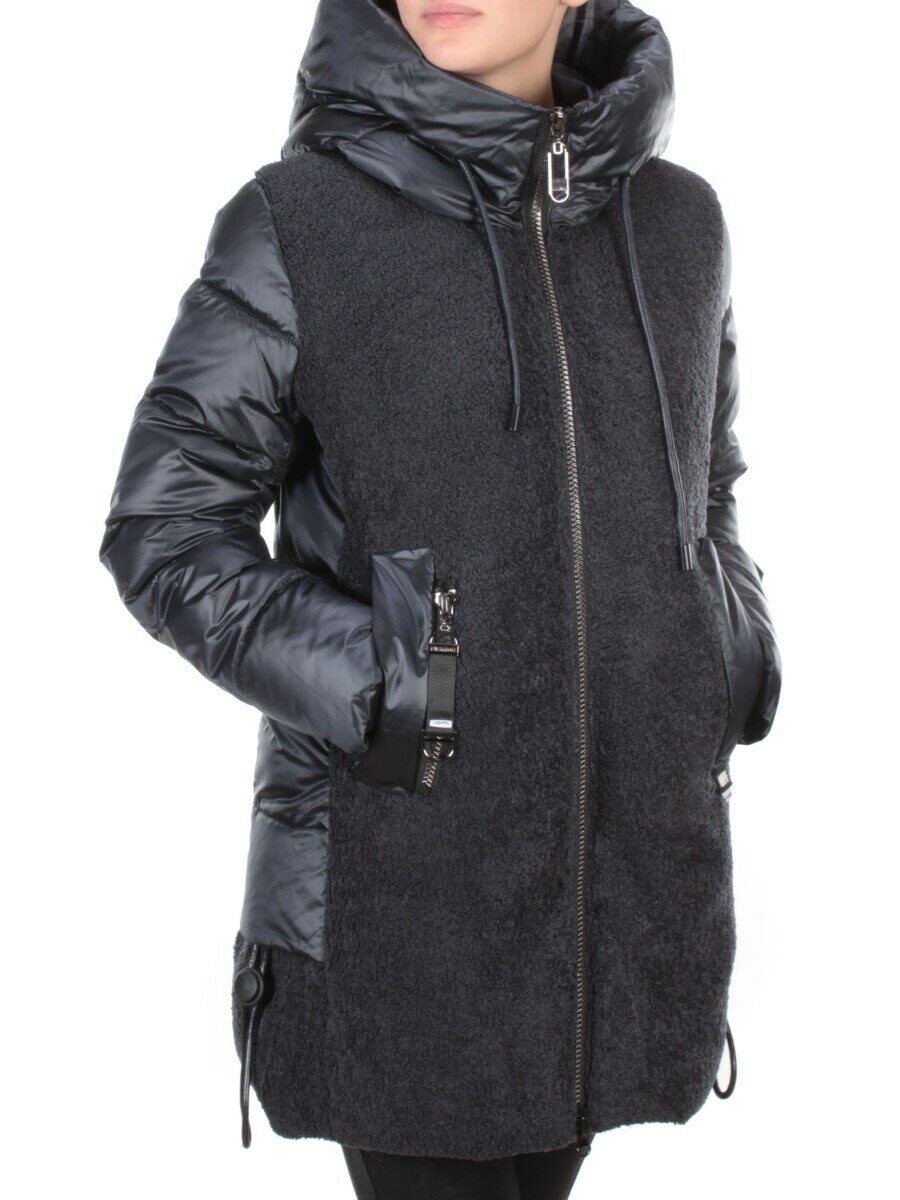 D6816 INK BLUE Куртка зимняя женская KARERSITER (200 гр. холлофайбера)