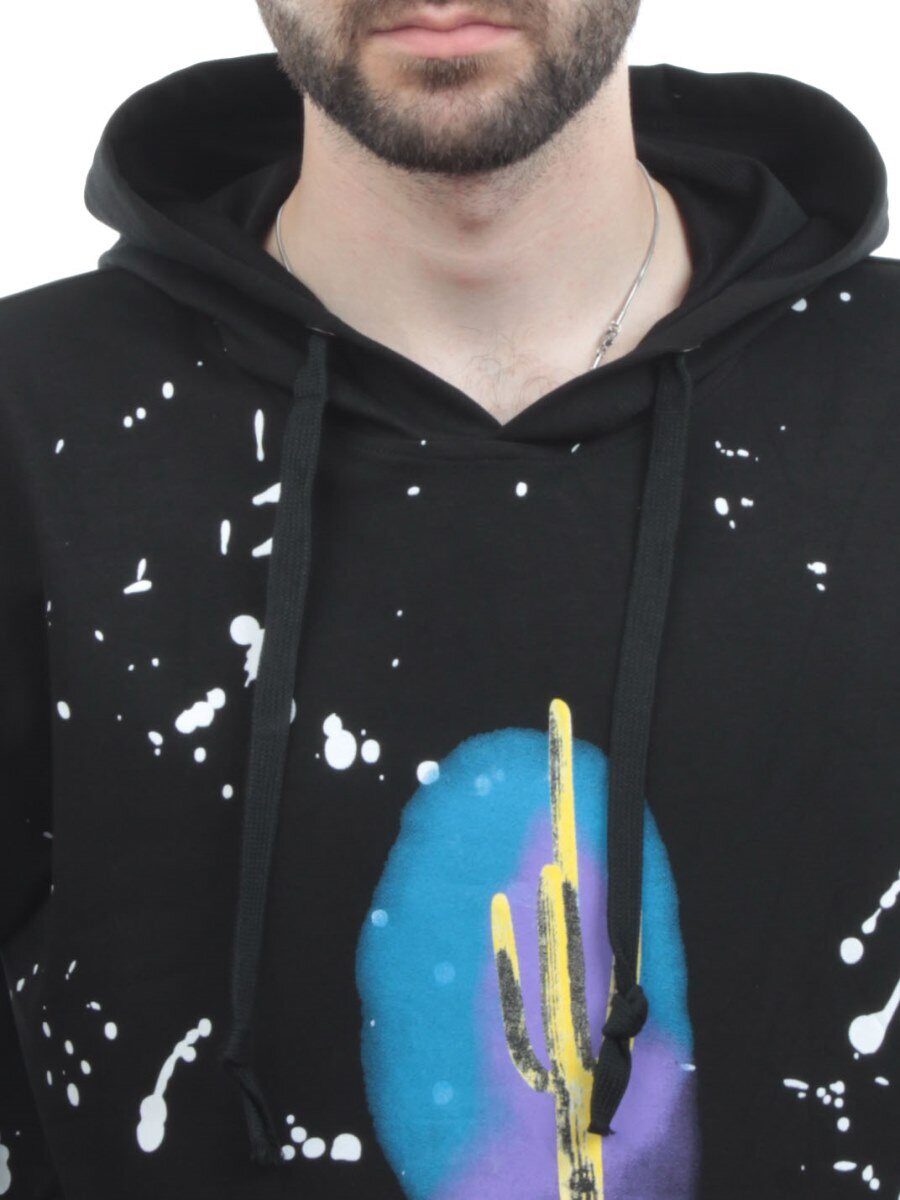 2022 BLACK Толстовка мужская (75% хлопок, 20% полиэстер, 5% спандекс)