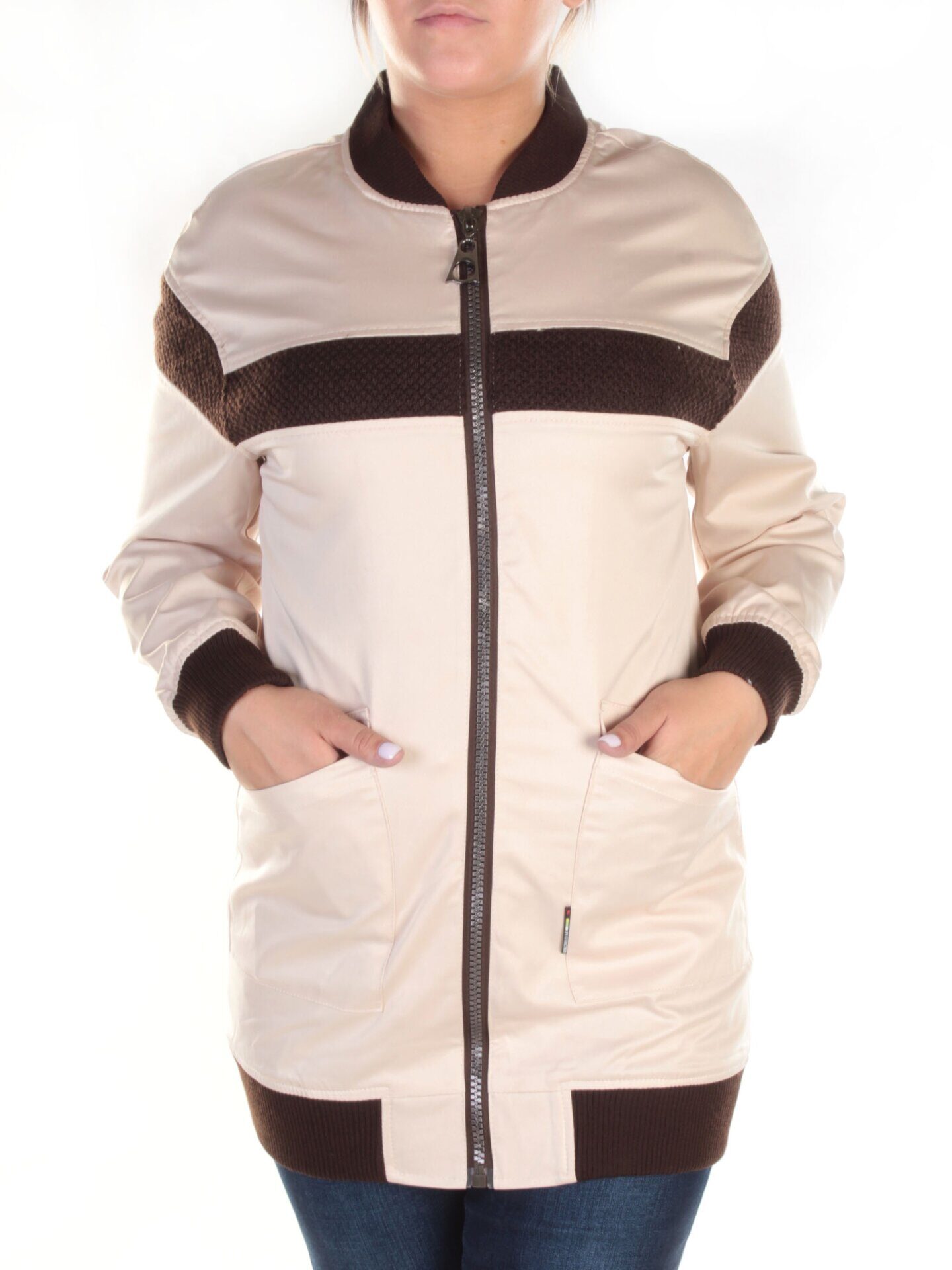 91 BEIGE Ветровка женская (65% хлопок, 35% полиэстер)