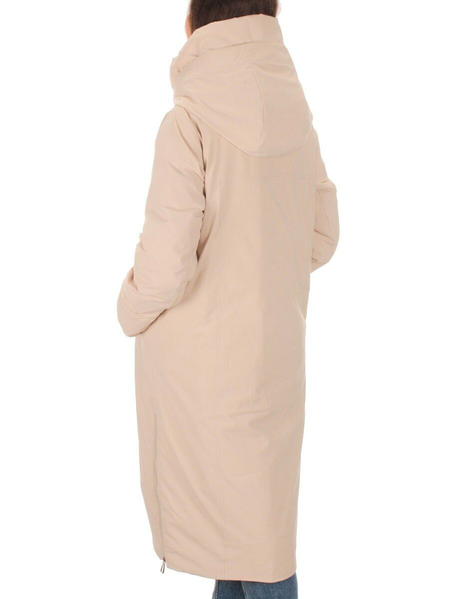 22377 BEIGE Пальто зимнее женское облегченное (150 гр. холлофайбера)