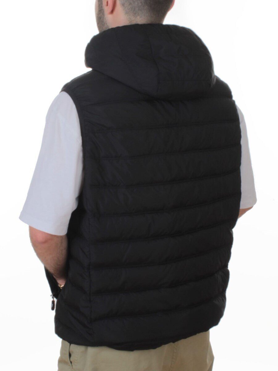 M4001 BLACK Жилет утепленный мужской (130 гр. холлофайбер)