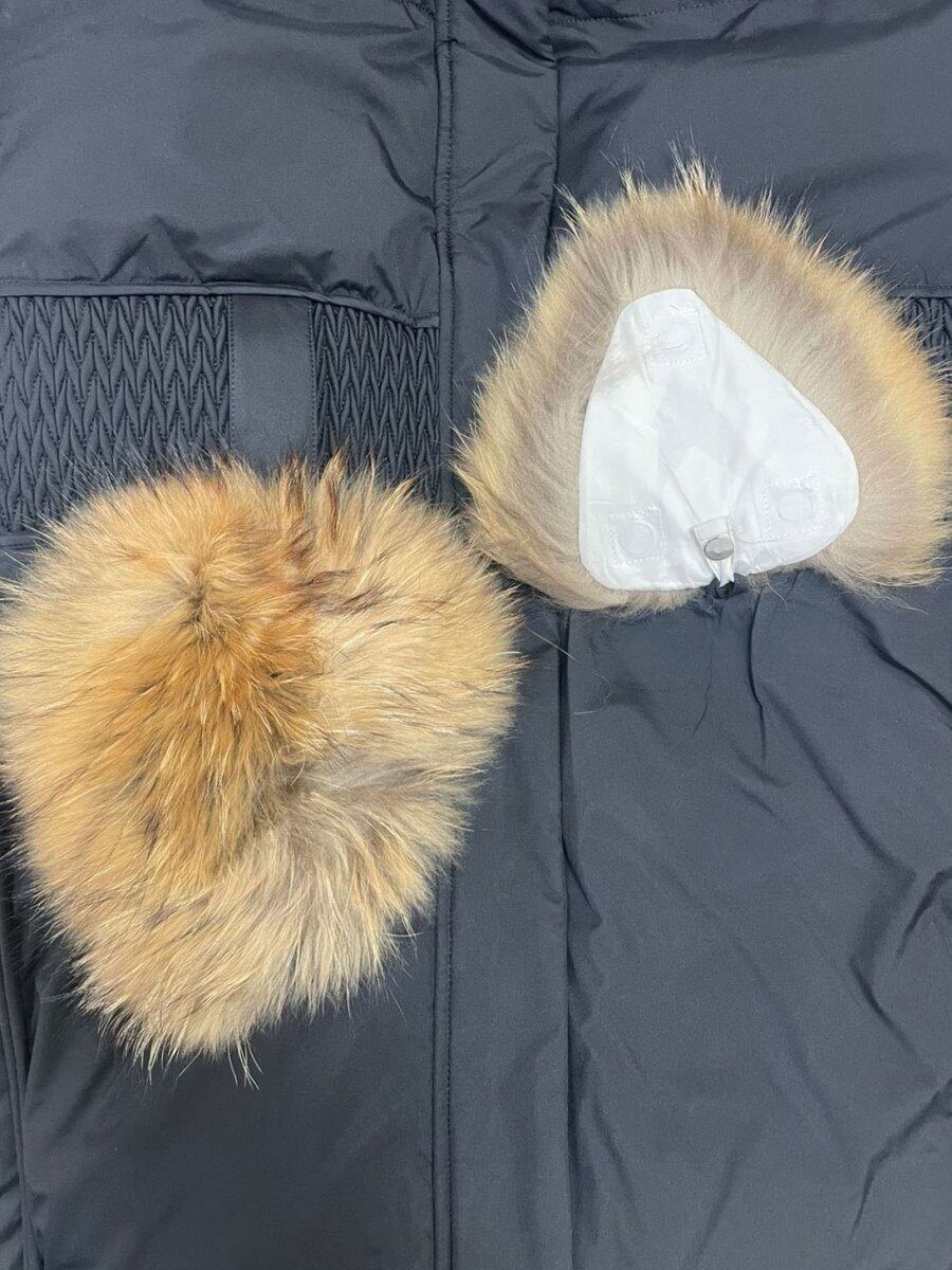 8809 BLACK Куртка зимняя женская (200 гр. холлофайбер)