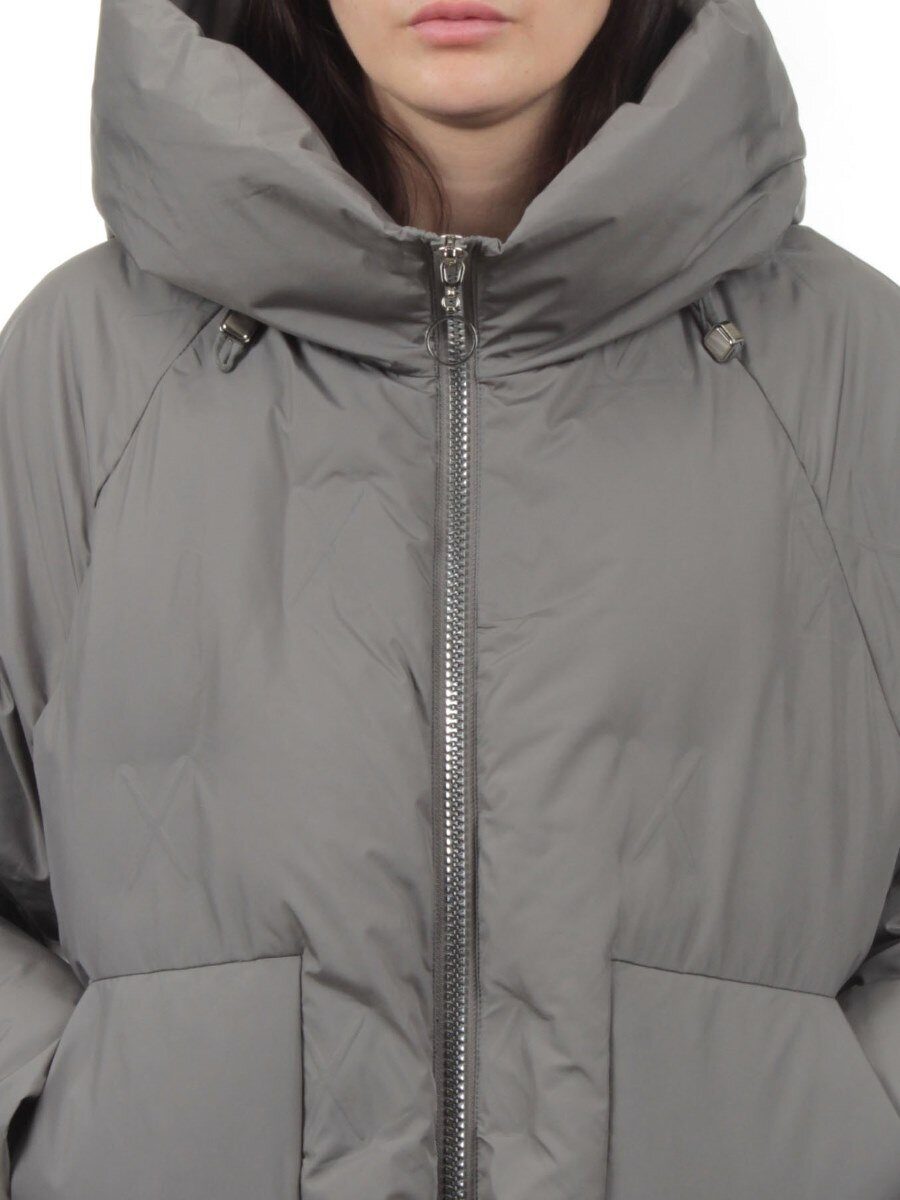 305 DARK GRAY Пальто зимнее стеганое женское (200 гр. холлофайбер)