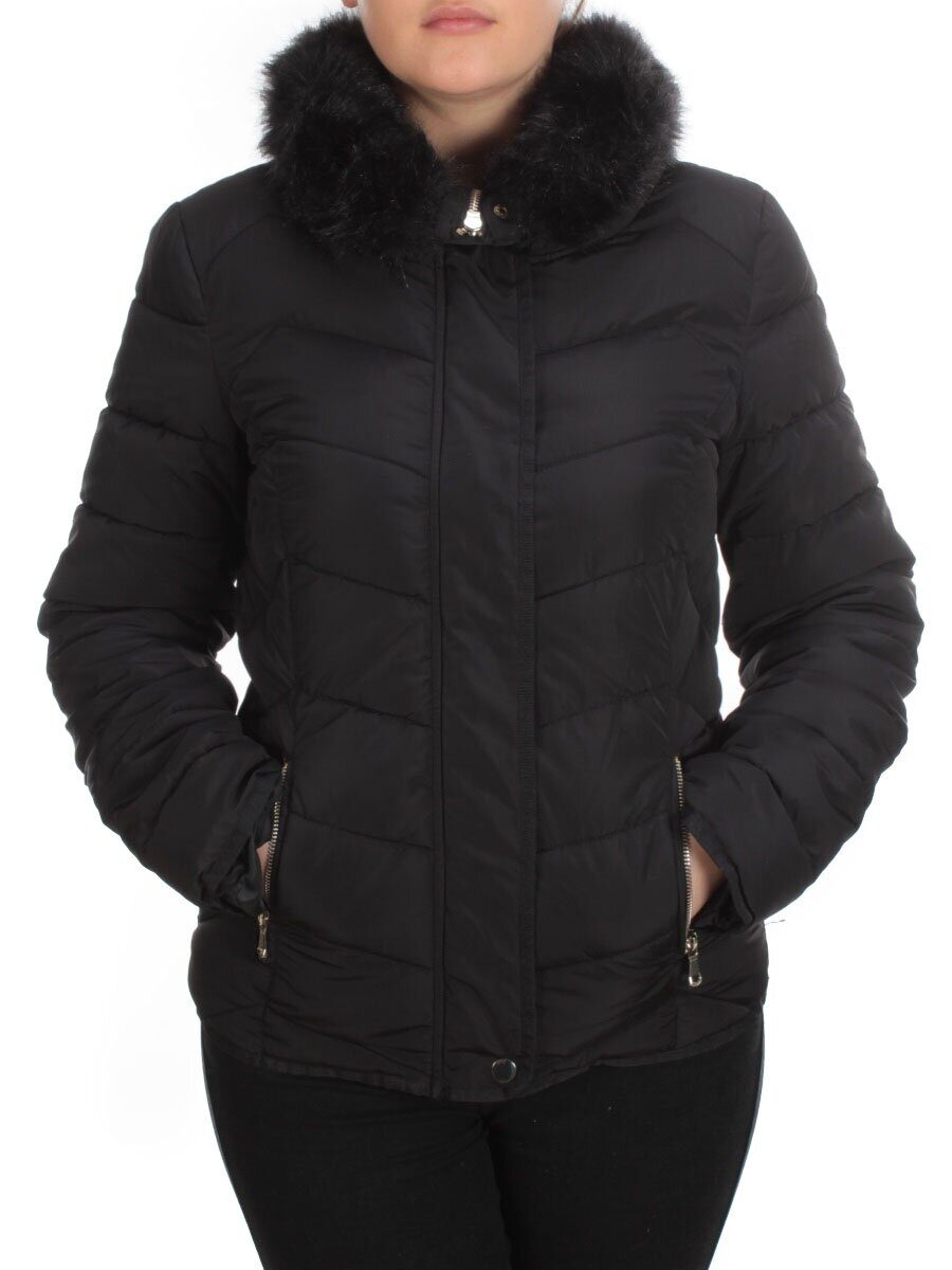 B-24 BLACK Куртка зимняя женская NO NAME (100 гр. холлофайбер)