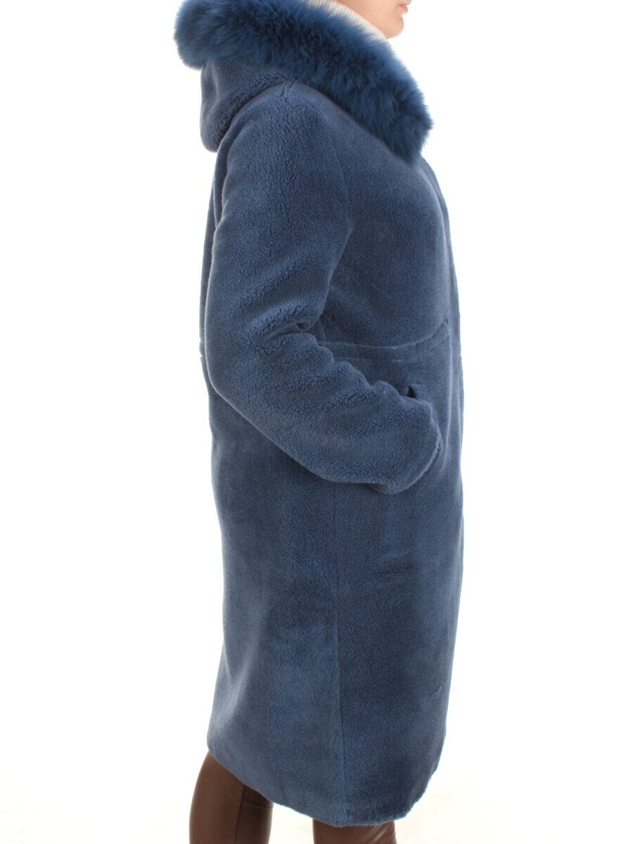 1911 DK. BLUE Дубленка женская зимняя SHARK WARSHIP (60% кашемир, 40% вискоза)