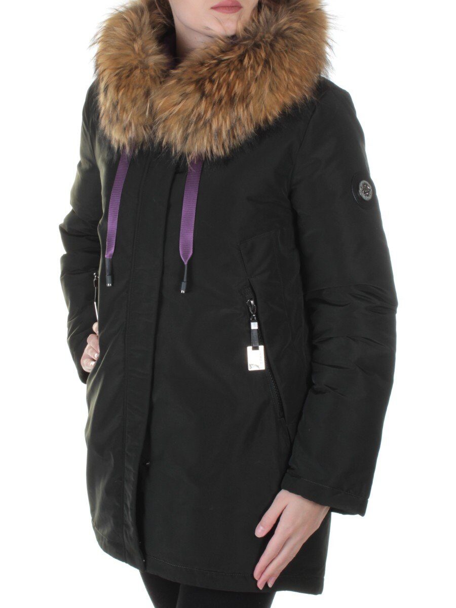 8171 SWAMP Пальто зимнее с мехом Jarius