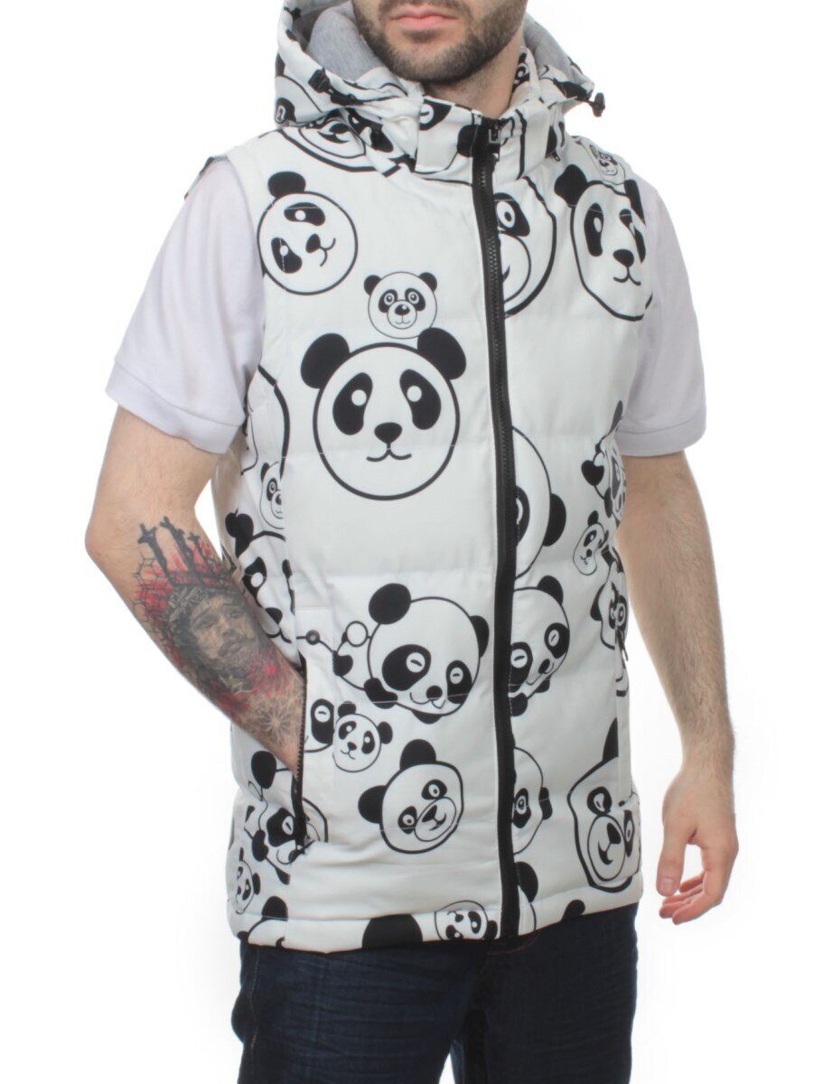 2120 WHITE Жилет мужской (100 гр. синтепон)