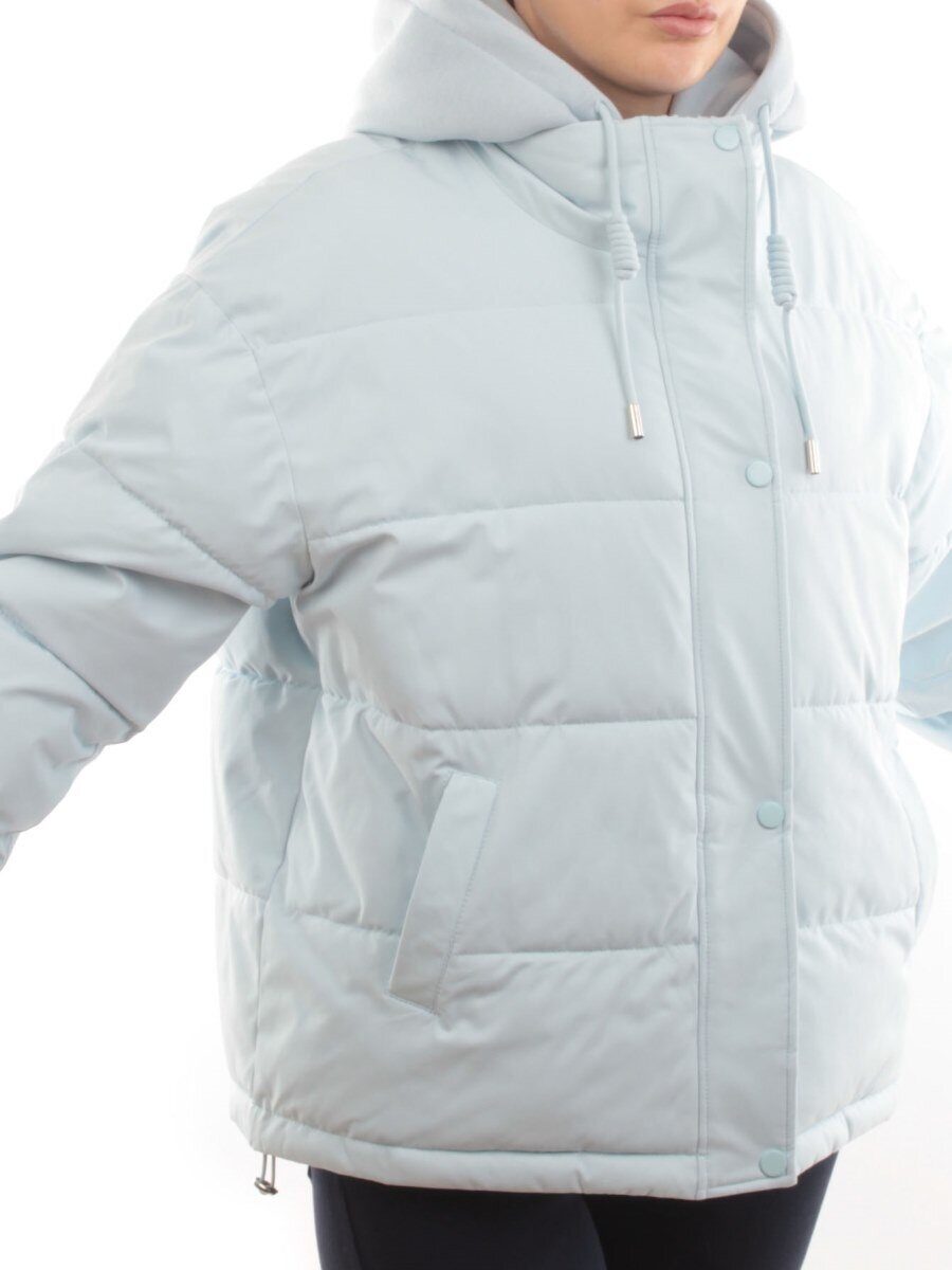 H24-088 LT. BLUE Куртка демисезонная женская (120 гр. холлофайбер)