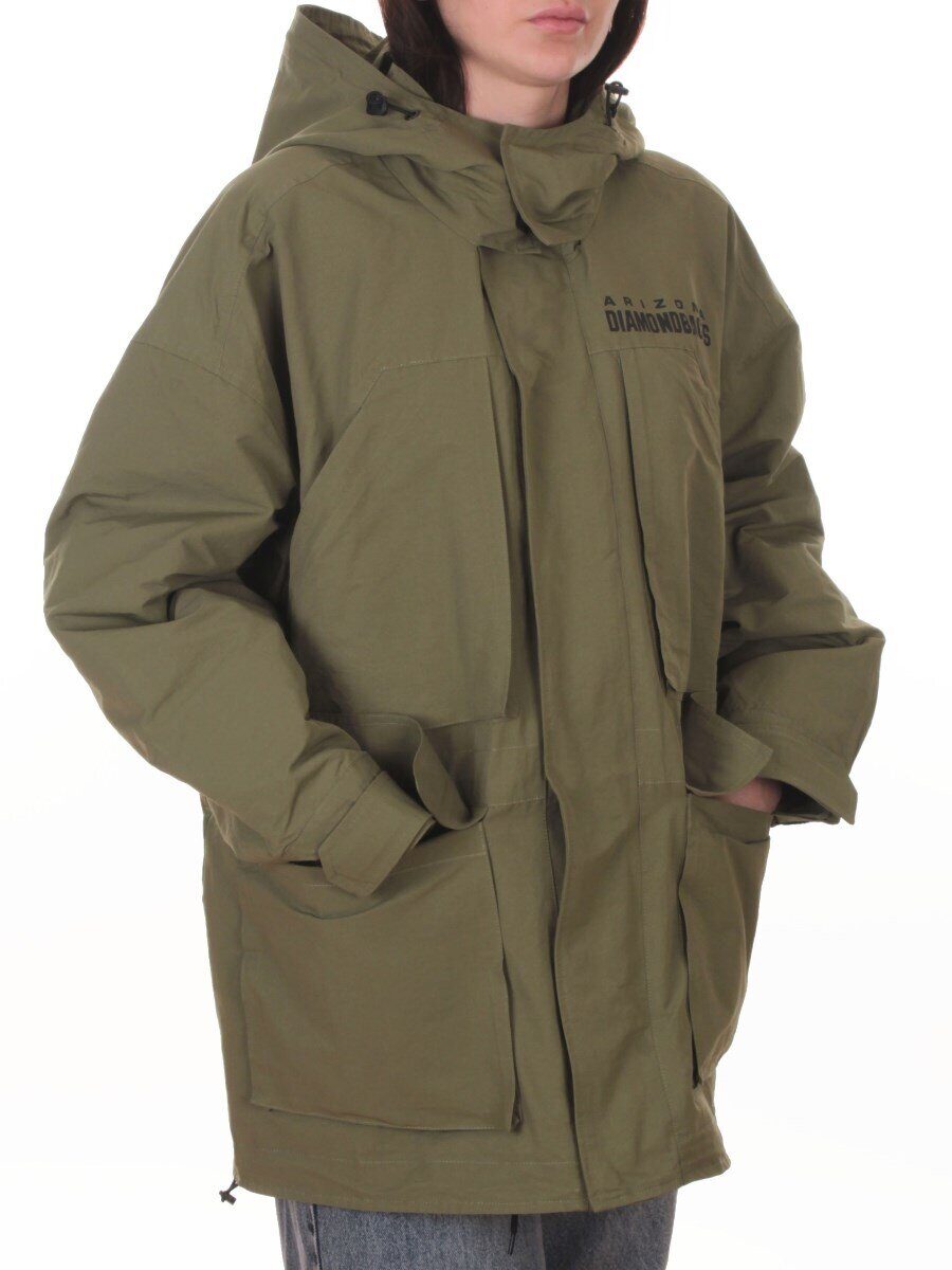 3106 GREEN Куртка демисезонная женская (100 гр. холлофайбер)