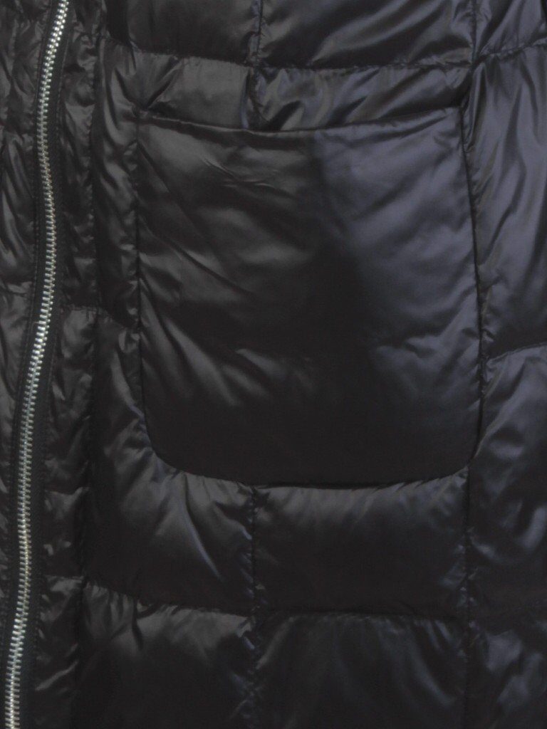 8808 BLACK Пальто женское демисезонное (100 гр. синтепон)