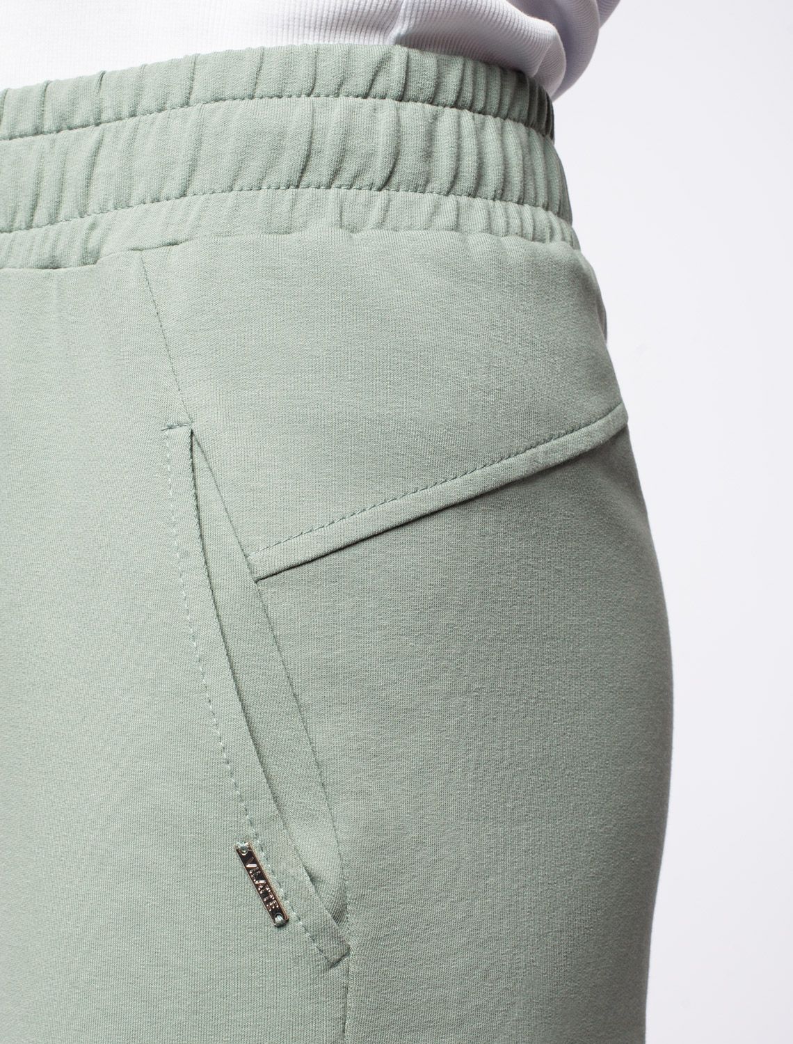 Брюки из тонкого премиального футера с эластаном