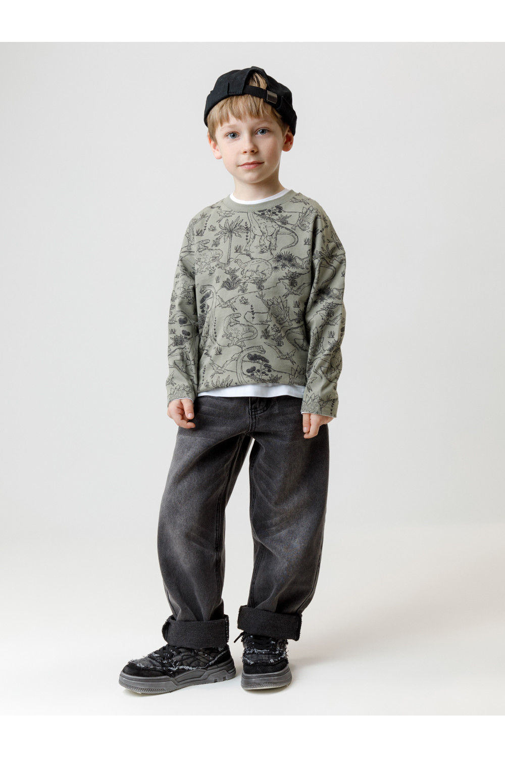 Crockid Лонгслив КР 302273 хаки 6206 Н016 к590 Crockid