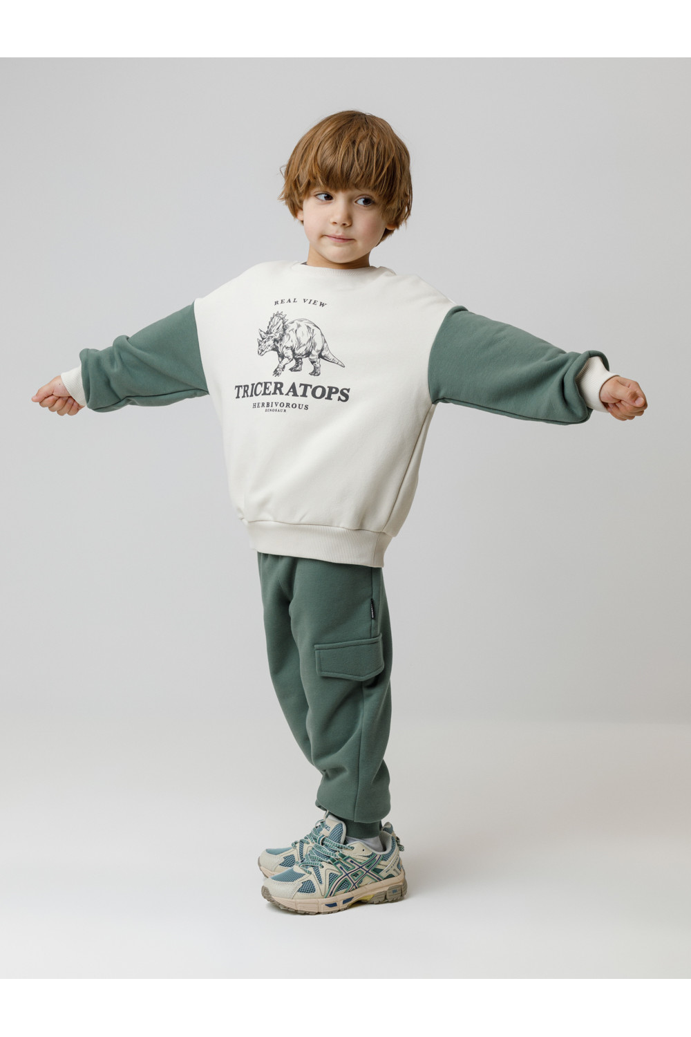 Crоckid Брюки КР 400861 темно-зеленый 5611 к606 Crоckid