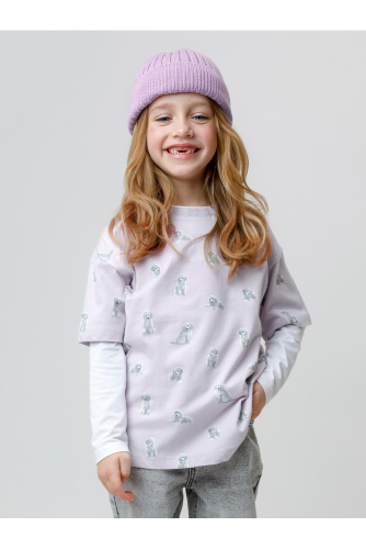 Crockid Фуфайка КР 302878 сиреневый 3710 Н090 к647 Crockid