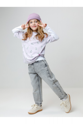 Crockid Фуфайка КР 302878 сиреневый 3710 Н090 к647 Crockid
