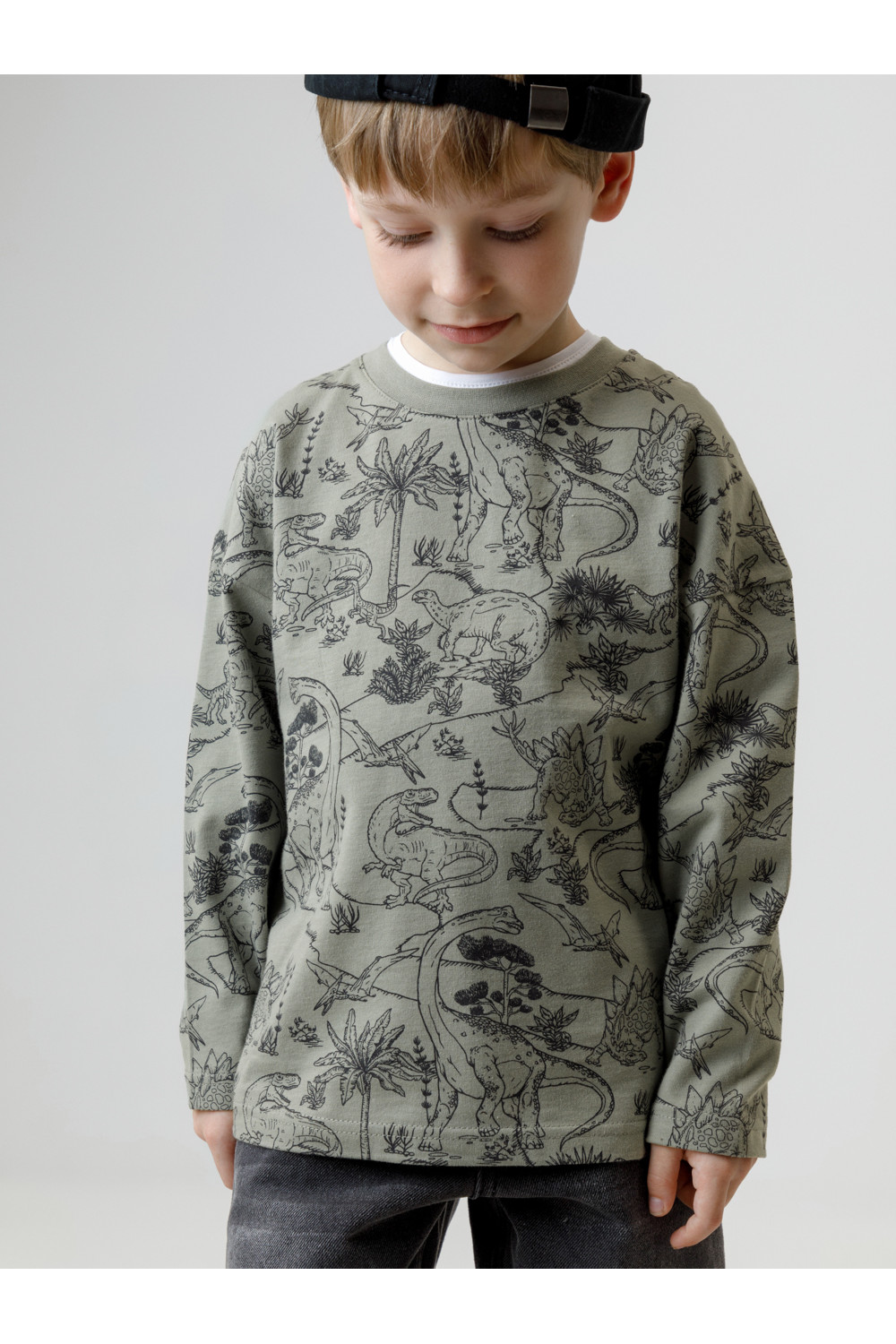 Crockid Лонгслив КР 302273 хаки 6206 Н016 к590 Crockid