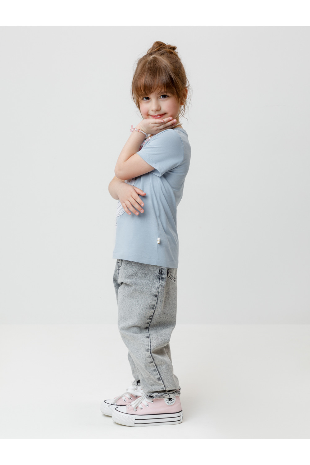 Crockid Фуфайка КР 302865 серо-голубой 1362 к664 Crockid