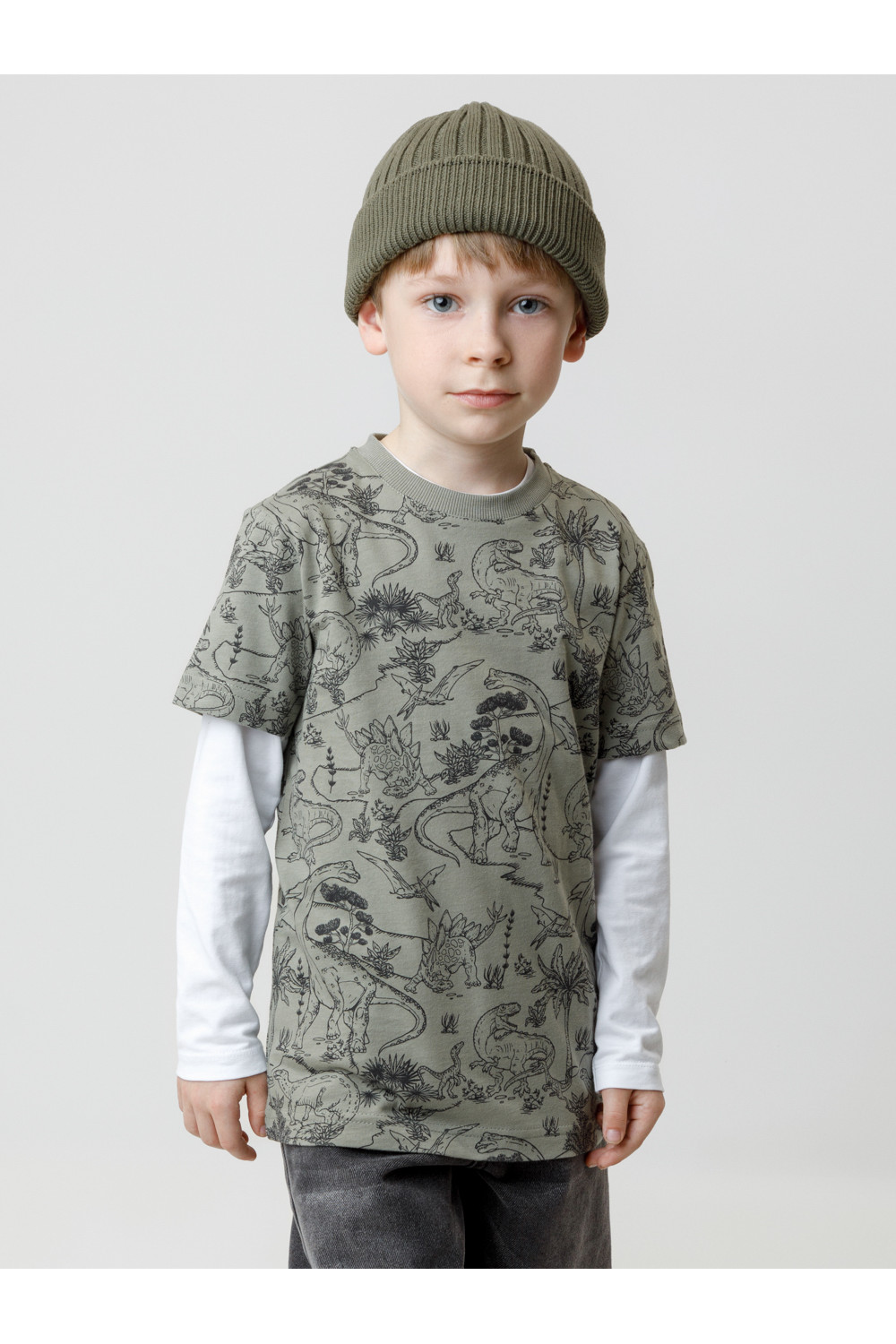 Crockid Фуфайка КР 302594 хаки 6206 Н016 к590 Crockid