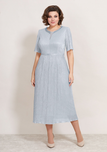 Платье Mira Fashion 5392S-Р голубой